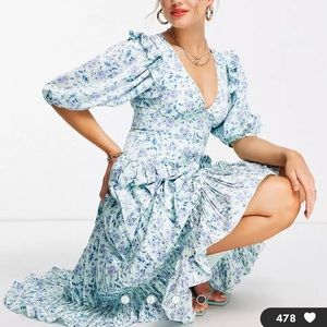 ASOS Satin Midi Dress